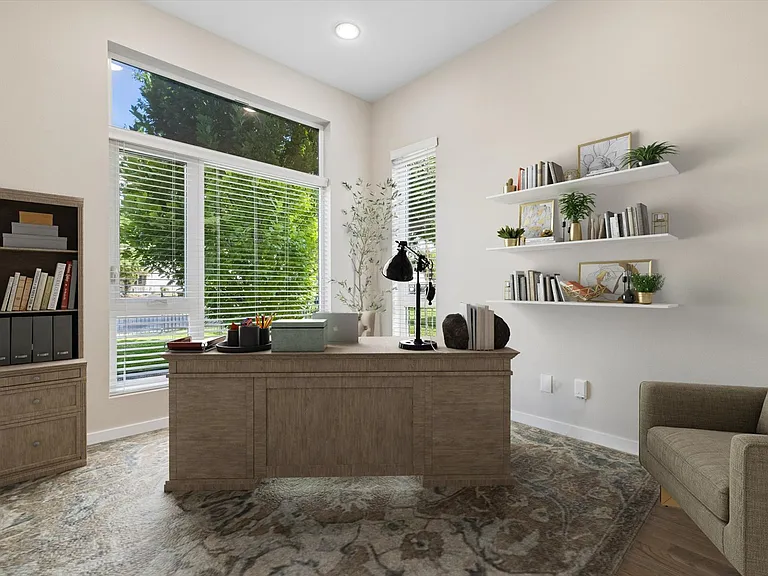 Virtually staged to show potential use
