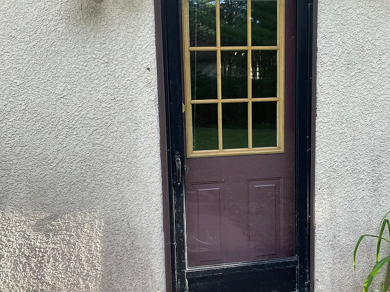 Entrance to unit