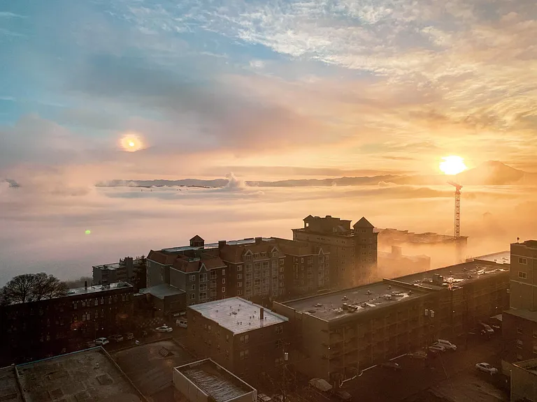 Foggy Morning Over The Bay