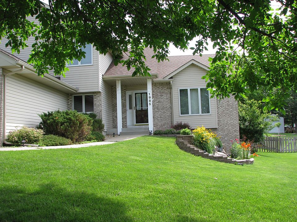 Landscaped front yard