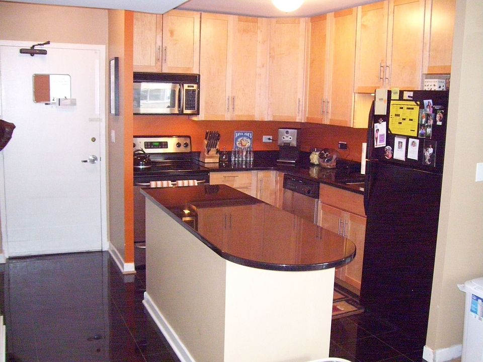 Granite Floors and Countertops in kitchen!!