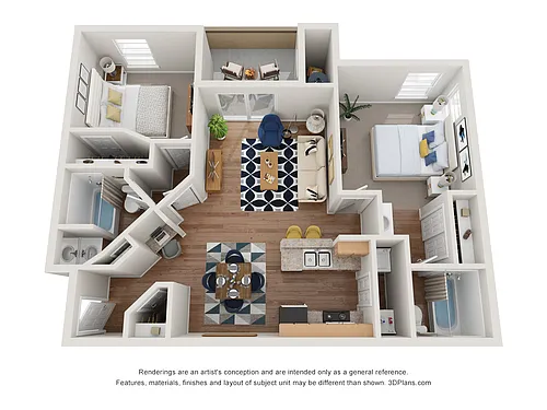 Floor plan 2X2