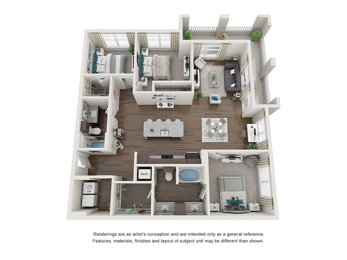 Floor plan C1 - Redstone