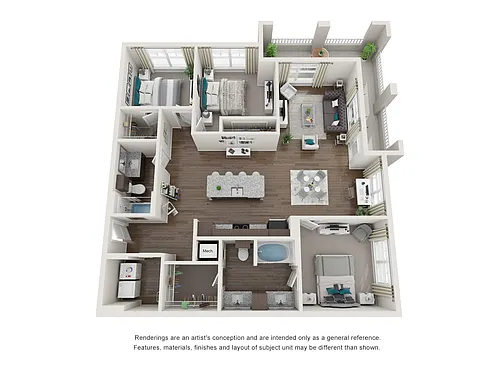 Floor plan C1 - Redstone