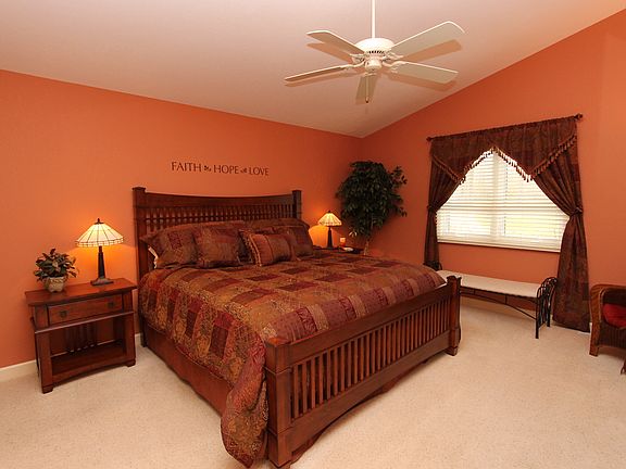 This spacious master suite is serenely located away from the other bedrooms wi