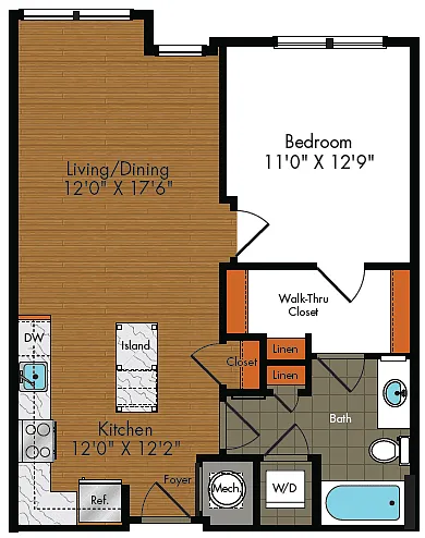 Floor plan A05W