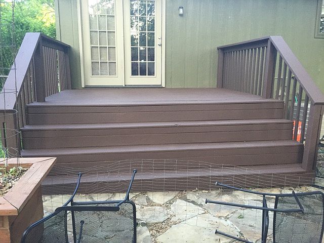 Freshly Painted Deck