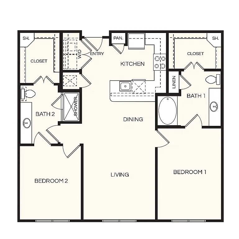 Floor plan B1