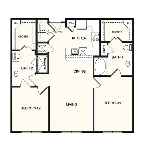 Floor plan B1