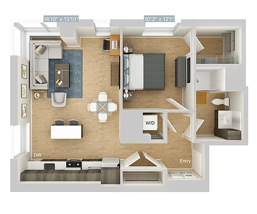 Floor plan 714