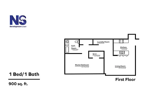 Floor plan 1 Bedroom Ground Floor