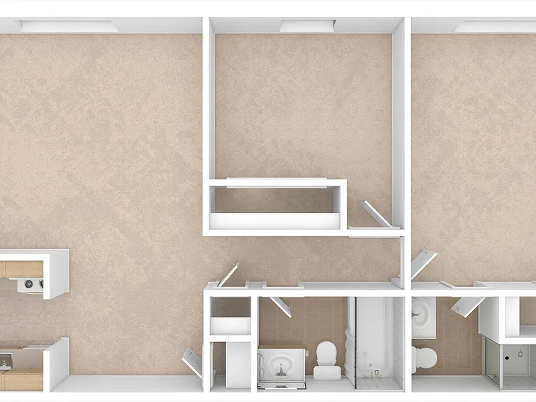 Berkshire - 2 Bed, 2 Bath, 960 sq. ft.