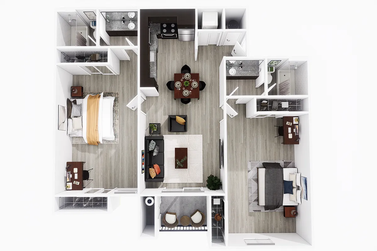Floor plan 2X2