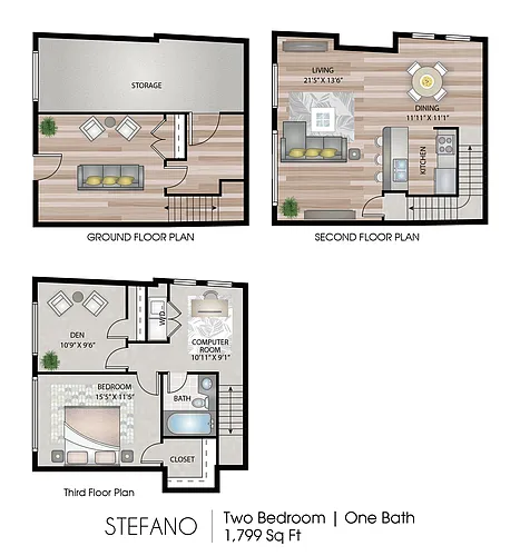Floor plan Stefano Townhome