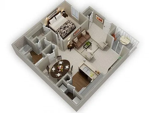 Floor plan Hickory