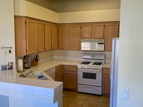 Kitchen with lots of counter space and storage cabinets