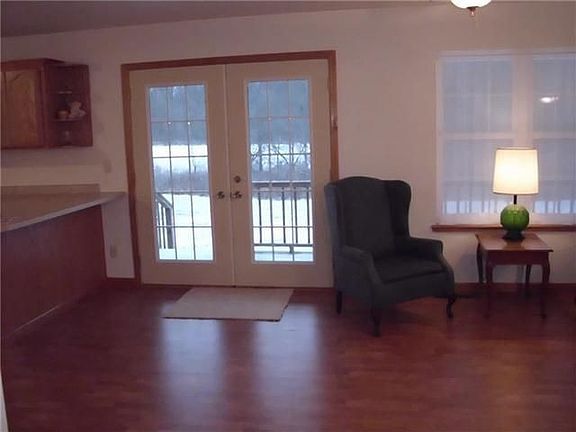 Family Room showing patio doors leading to rear porch