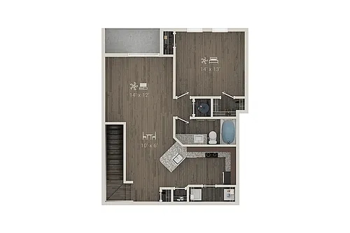 Floor plan A2U + Garage