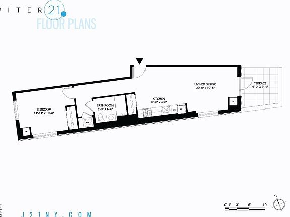 2nd image of 21 E 1st St APT 902