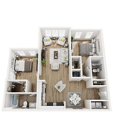 Floor plan B-1 Sunroom