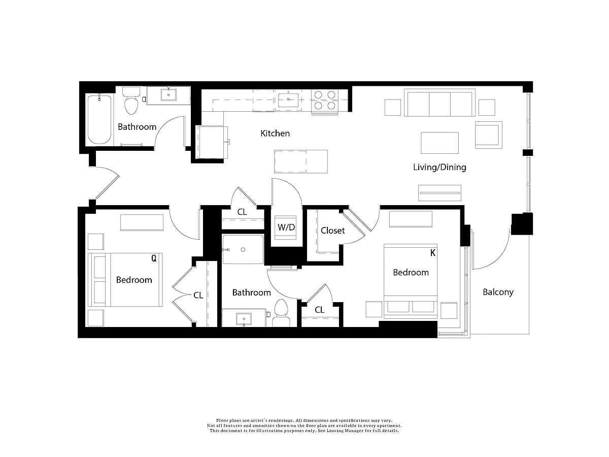 Floor plan B01