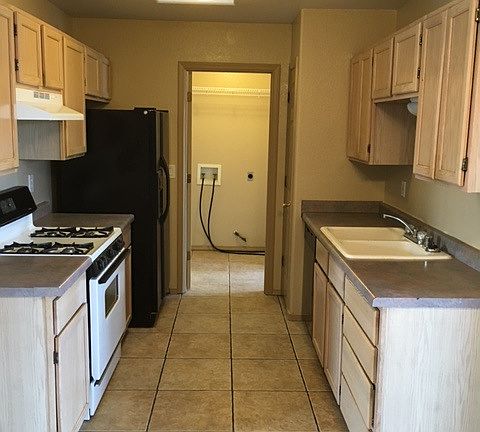 Kitchen into Laundry Room