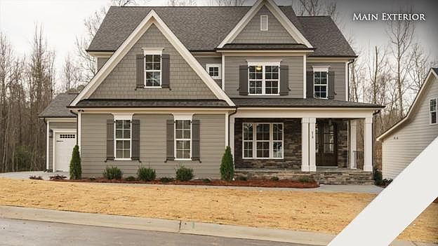 Front exterior with rocking chair porch
