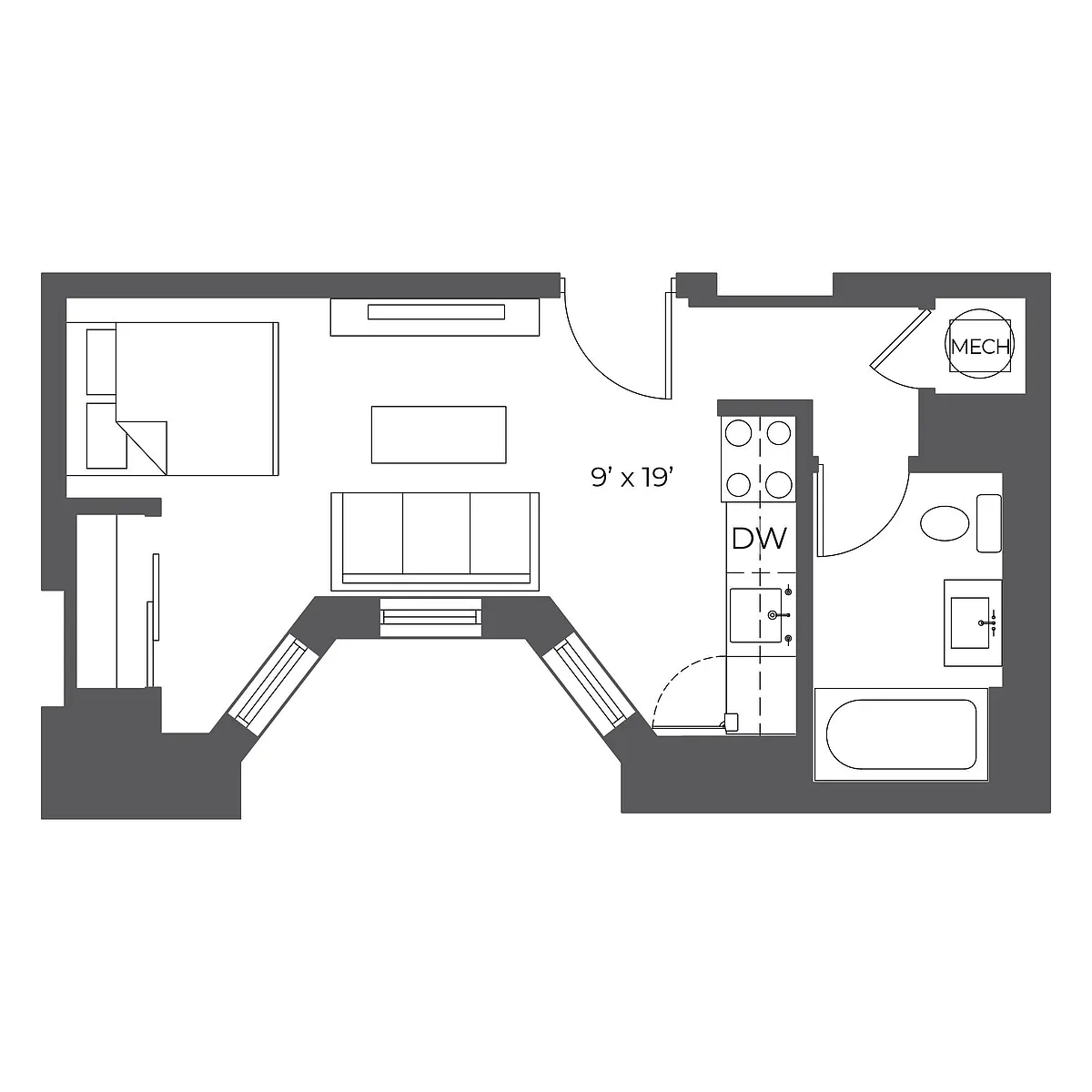 Floor plan The Warren