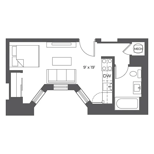 Floor plan The Warren