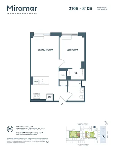 Floor plan 210E-810E