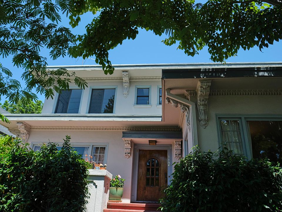 View from the sidewalk in front of 2739 Stuart St.