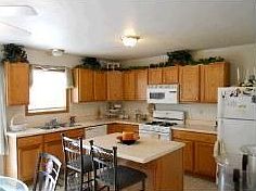 Open kitchen design with center Island