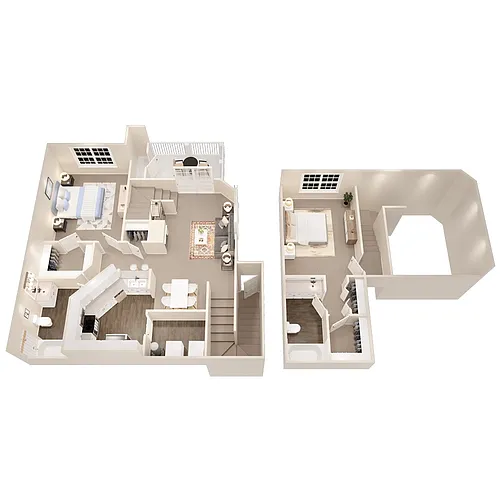 Floor plan Townhome 2
