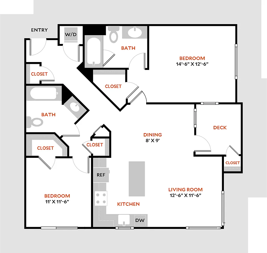 Floor plan Plan 2G