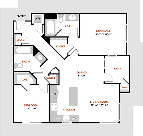 Floor plan Plan 2G