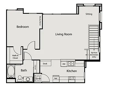 Floor plan 1AU