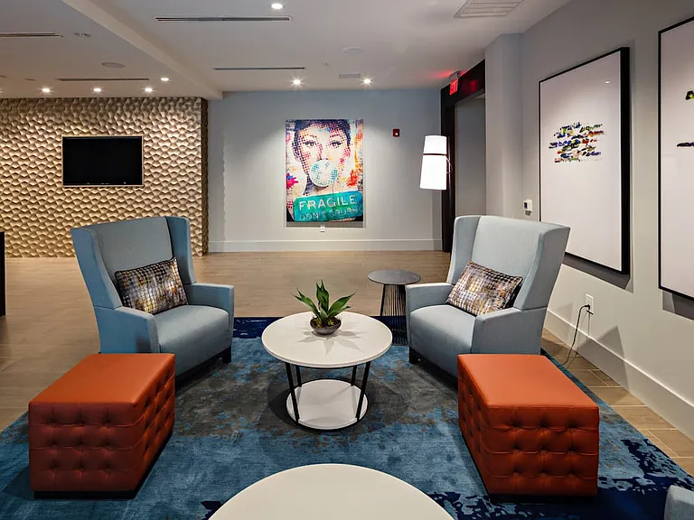 Russell Building Brand New Indoor-Outdoor Lounge