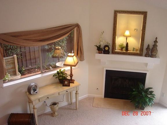 Fire place in the living room