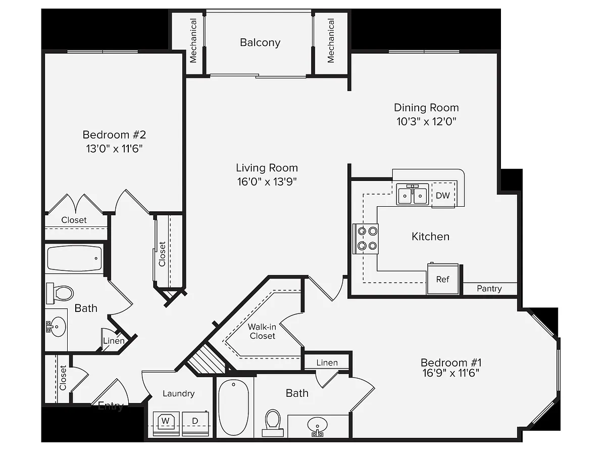 Floor plan B3P