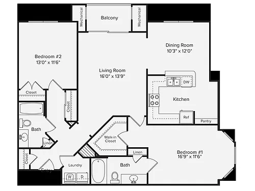Floor plan B3P