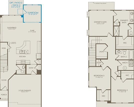 Home Design Layout with Structural Options