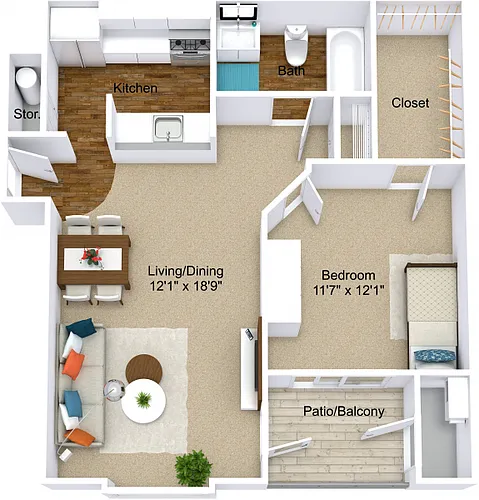 Floor plan Burton