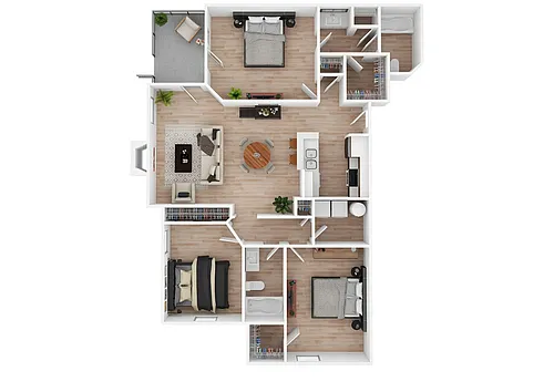 Floor plan Lake Monroe