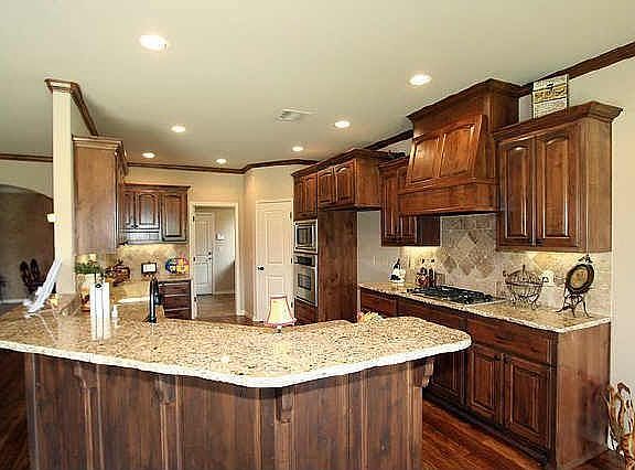 Kitchen open to Family Room