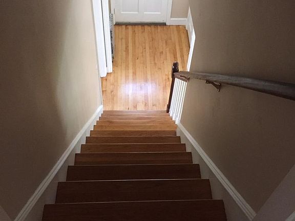 Hardwood stairs