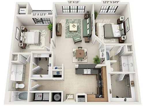 Floor plan B1 - Amalfi