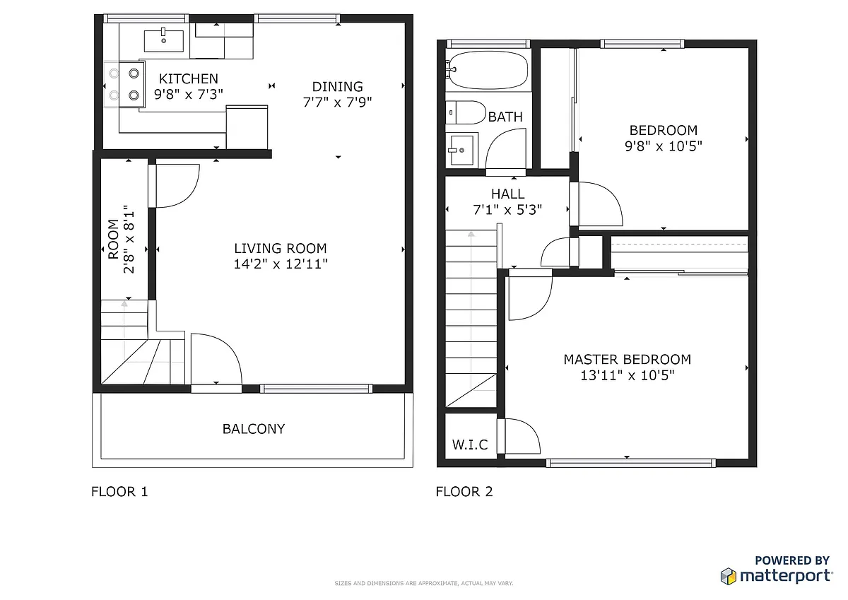 Floor plan 2 Bedroom