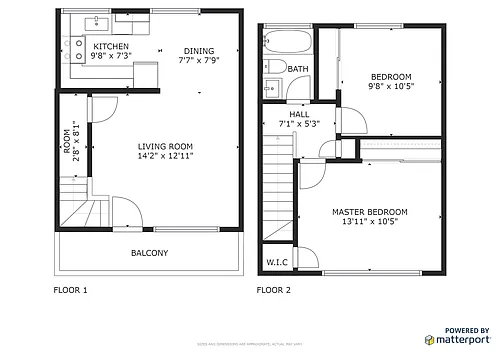 Floor plan 2 Bedroom