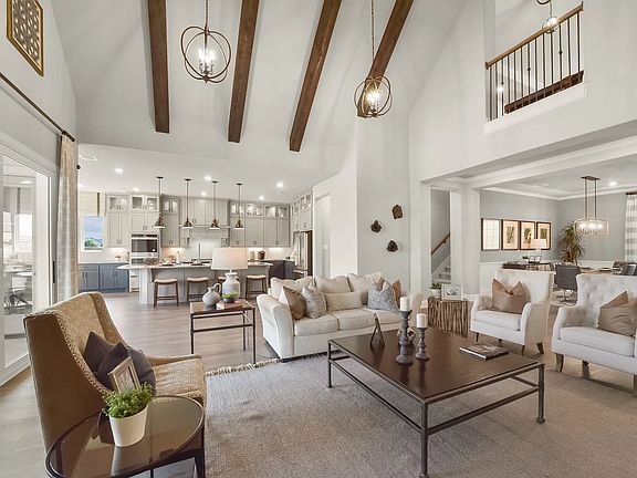 Homesite 1111 great room - staged