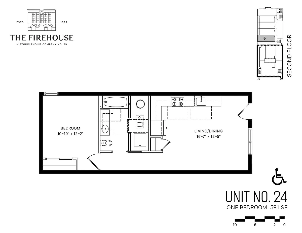 Floor plan 1 Bedroom - Standard